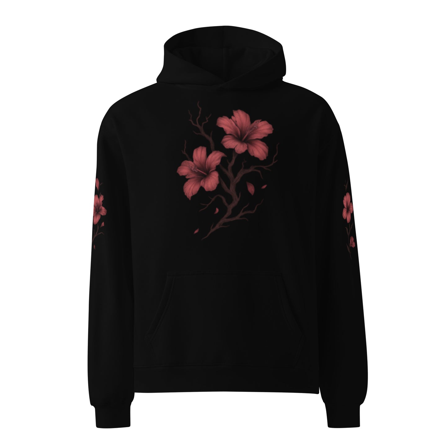 Dark Floral Hoodie